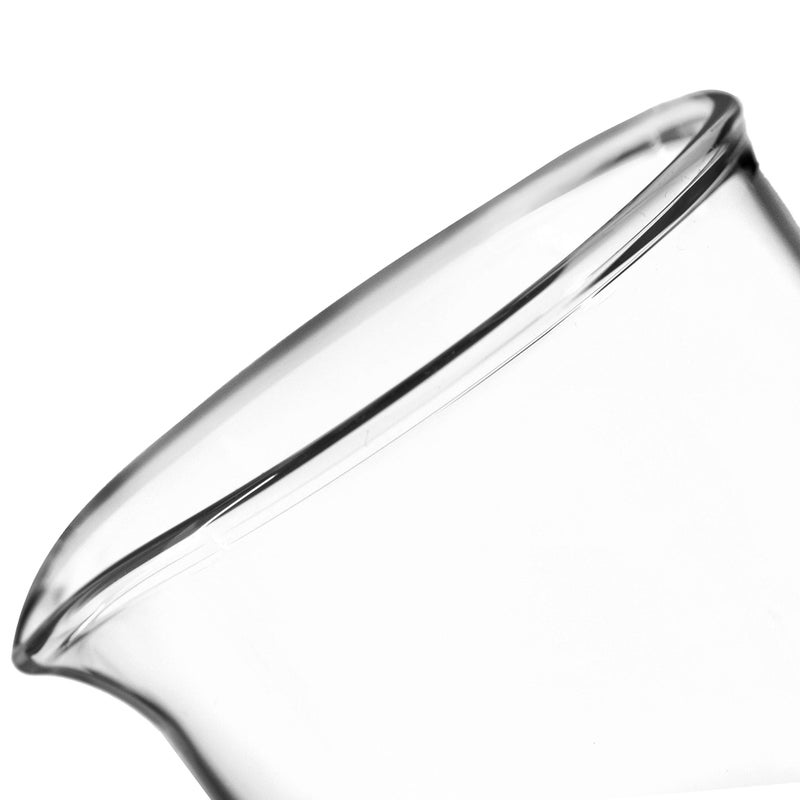 EISCO Beaker, 2000ml - Borosilicate Glass, Low Form, with Spout - 200ml Graduations - Image 3
